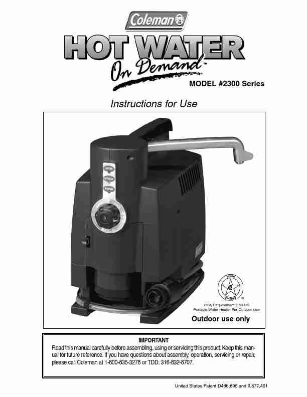 Coleman Water Heater 2300 Series-page_pdf